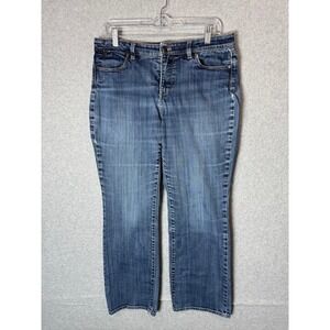 Talbots‎ Jeans Womens 10 Flawless Five-Pocket Bootcut Dark Wash Denim Women's